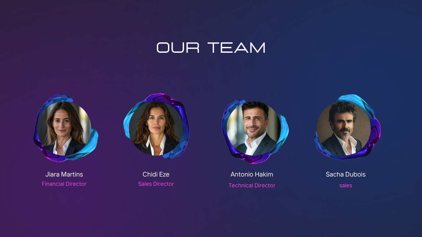 Our team section
